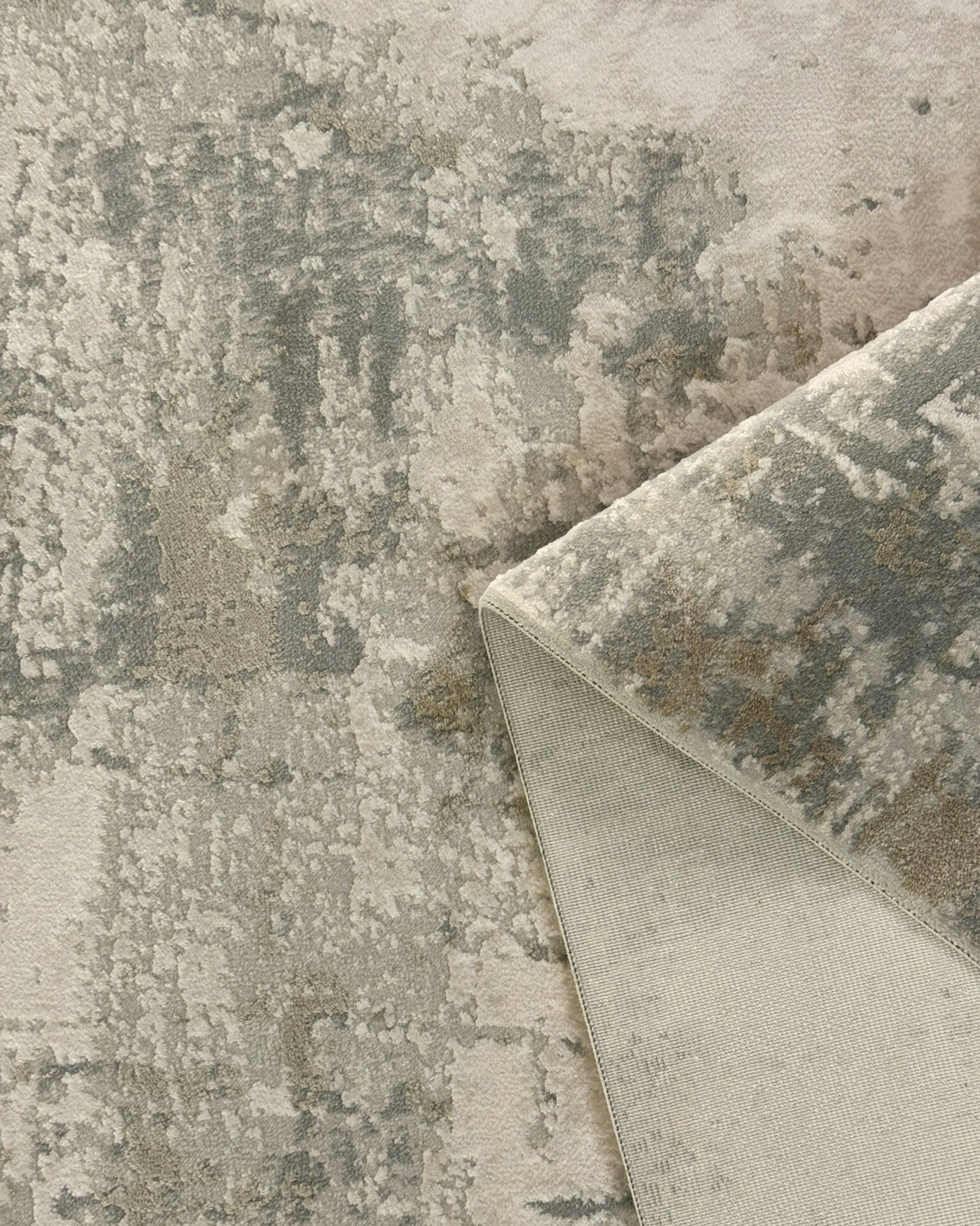 Çırağan Modern Desenli Makine Halısı Vizon