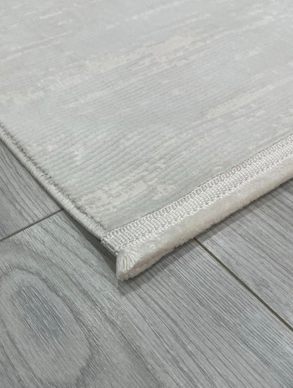 Manolya Soft Desen Makine Halısı Krem