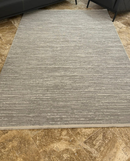 Mercan Koleksiyonu Soft Desenli Makine Halısı Antrasit
