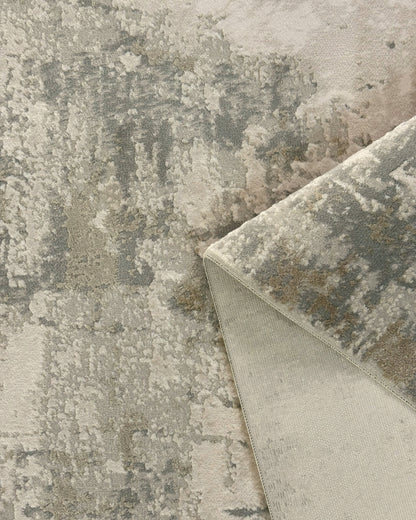 Çırağan Modern Desenli Makine Halısı Vizon